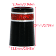 thumbnail image 4 of 20 Pcs Manchon de Golf pour Fers à Repasser Taille 0.370 Accessoires de Club de Golf en Plastique, Rouge, 4 of 4