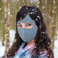thumbnail image 1 of TOUMENY Winter Face Mask, Thickened Fleece Neck Ear Protection for Skiing Snowboarding, Cold Weather Windproof Breathable Full Coverage Balaclava, 1 of 5