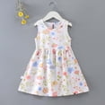 thumbnail image 2 of Robes pour Tout-Petites Fille Sans Manches Ligne A Robes de Printemps pour Filles Robe Dessin Animé pour Filles Robes de Bal pour Filles, 2 of 4