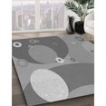 thumbnail image 3 of Ahgly Tapis Rectangulaire Lavable en Machine Intérieur Transitionnel Gris Foncé, 2 Pieds x 5 Pieds, 3 of 7