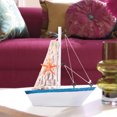 thumbnail image 1 of TIMIFIS Sails Models Mediterranean Wooden Crafts Sailing Model Ornaments Creative Props Decorations Home Decor, 1 of 2