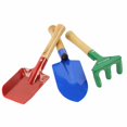 thumbnail image 1 of 3pcs Mini Metal Rake Shovel Trowel Set Garden Tools Set Kids Beach Sandbox Toy, 1 of 6