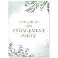 thumbnail image 1 of Darling Souvenir MADE WITH LOVE Leaves,WelcomeSignLarge Decorative PosterWelcomeTo Our Engagement Poster For Easel Party Collection- 18x12, 1 of 1