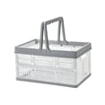 thumbnail image 1 of YWOAGH Caisse de Rangement Pliable avec Poignées Pliantes Contenant Rangement Facile Rangement des Aliments Blanc *1 Pcs, 1 of 2