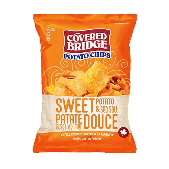 142g Covered Bridge Sweet Potato Chips 12 Pack