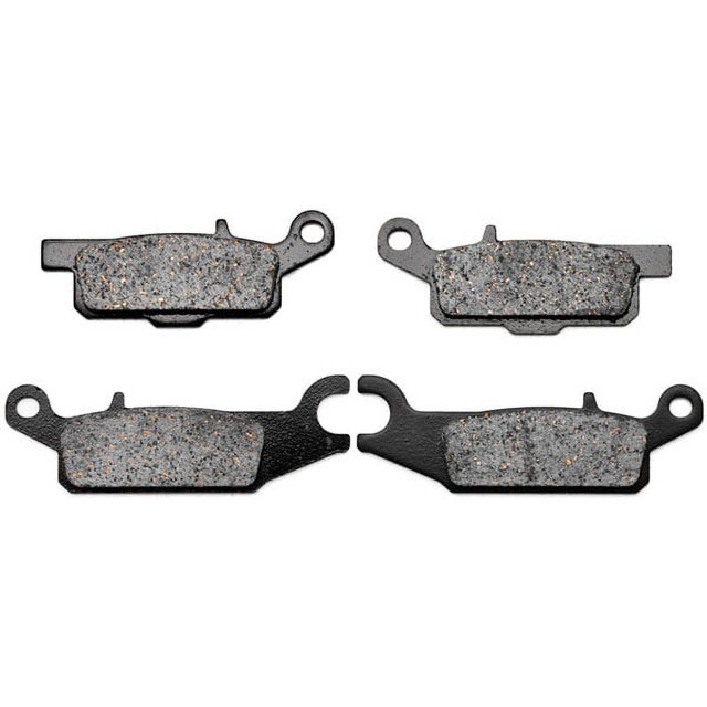 KMG Front Brake Pads Compatible with 2008-2011 Yamaha YFM 250 Raptor - Non-Metallic Organic NAO Brake Pads Set