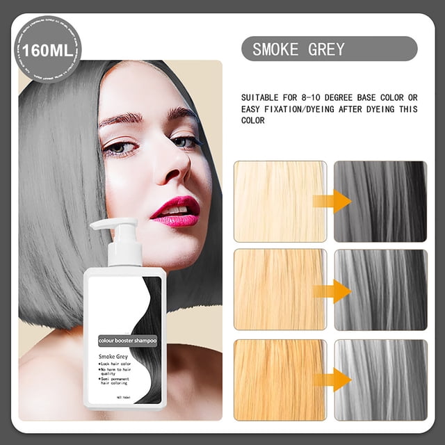 RKSTN Furry Color Beauty & Personal Care Dyes The Hair Fixed Color Shampoo Hair Dyes Color Locking and Hair Care Shampoo Yellow Transfer Shampoo 160ml