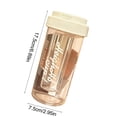thumbnail image 3 of Plastic Water Cup 600ML Large Capacity Straw Water Cup Floral Tea Cup with Lid and Straw White(1Pcs) Rkxzt, 3 of 8