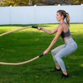 thumbnail image 2 of GoZone 40ft Battle Rope – Natural, 2 of 5