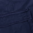 thumbnail image 4 of Bigersell Womans Jeans Flare Jeans Summer Flare Jeans Ladies High Waisted Slim Straight Denim Pants Button Closure Ripped Wide Leg Jeans Loose Mid Waist Ankle Length Pants Style J-194 Navy L, 4 of 5