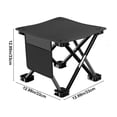 thumbnail image 3 of Outdoor Picnic Maza Foldable Stool Portable Lightweight Fishing Chair Lightweight Folding Chair Camping Chair Stool, 3 of 8