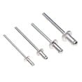 thumbnail image 3 of walmeck Ensemble de 200 Pcs Rivets Robustes Kit de Rivets 2.4/3.2/4.0/4.8mm Assortiment d'Outils en Aluminium pour Véhicule en Métal Laqué, 3 of 7