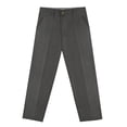 thumbnail image 1 of Buyless Fashion Boys Pants Flat Front Regular Fit Polyester Formal and Casual, 1 of 7