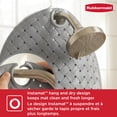 thumbnail image 3 of Rubbermaid Instamat Bath Tub Shower Mat, Non-Slip, Hangs on Showerhead for Quick Drying, 27.2" x 15.2", Grey, 3 of 8