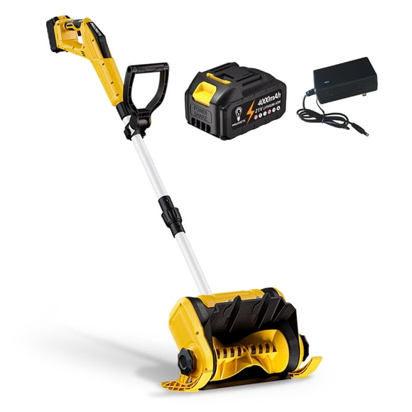 IMGadgets 11 inch Cordless Electric Snow Shovel for Driveways, Walkways, Sidewalks & Patios | UL approved | 4Ah Battery | 26ft Throw Distance | Easy, Safe & Quiet Winter Snow Clearing Tool