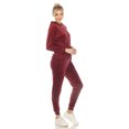 thumbnail image 2 of White Mark Ensemble de Survêtement en Velours pour Femmes, 2 Pcs, 2 of 6