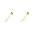 thumbnail image 1 of Redempat Cute Tea Spoon Exquisite Stainless Steel Spoon For Tea Drinking Teaware cat paw gold 1 2Set, 1 of 6