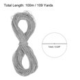 thumbnail image 2 of Uxcell Elastic Cord Heavy Stretch String Rope for Crafting DIY Sewing Hook Straps Camping Tie Down Strap Light Grey 1mm x 100m, 2 of 5