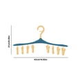 thumbnail image 2 of ZZkhGO Underwear Socks Clip Hanger, Multi-Function Drying Rack with Swivel Hook, Windproof Laundry Organizer for Closet Travel, 2 of 2