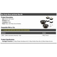 thumbnail image 3 of Marketplace Auto Parts Rear Brake Drum and Brake Shoe 4 Piece Kit - Compatible with 2005-2008 Chevy Silverado 1500, 3 of 4