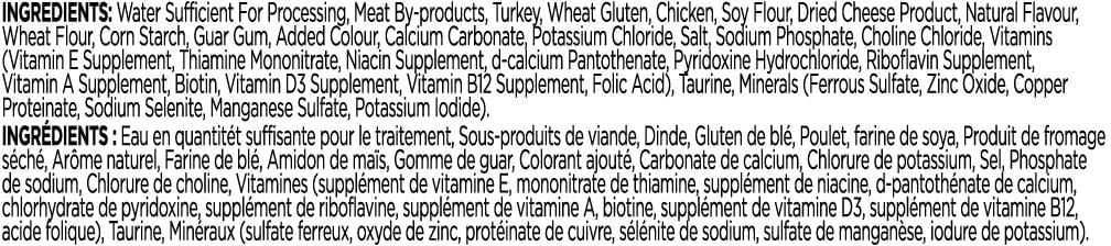 Pâtée pour chats Special Kitty – Dîner à la dinde et au fromage effilochés dans une sauce, conserve de 156 g
