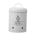 thumbnail image 2 of Farmhouse Storage Jar Vintage Vegetable Storage Container with Ventilation Holes white garlic, 2 of 8