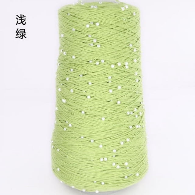 350g Pearl Mercerized Cotton Yarn Hand-knitted Cotton Pearl Lace Line Fine Crochet Thread Bead Thread Diy Hand-braided Thread