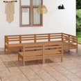 thumbnail image 1 of vidaXL 7 Piece Garden Lounge Set Solid Pinewood Honey Brown, 1 of 1
