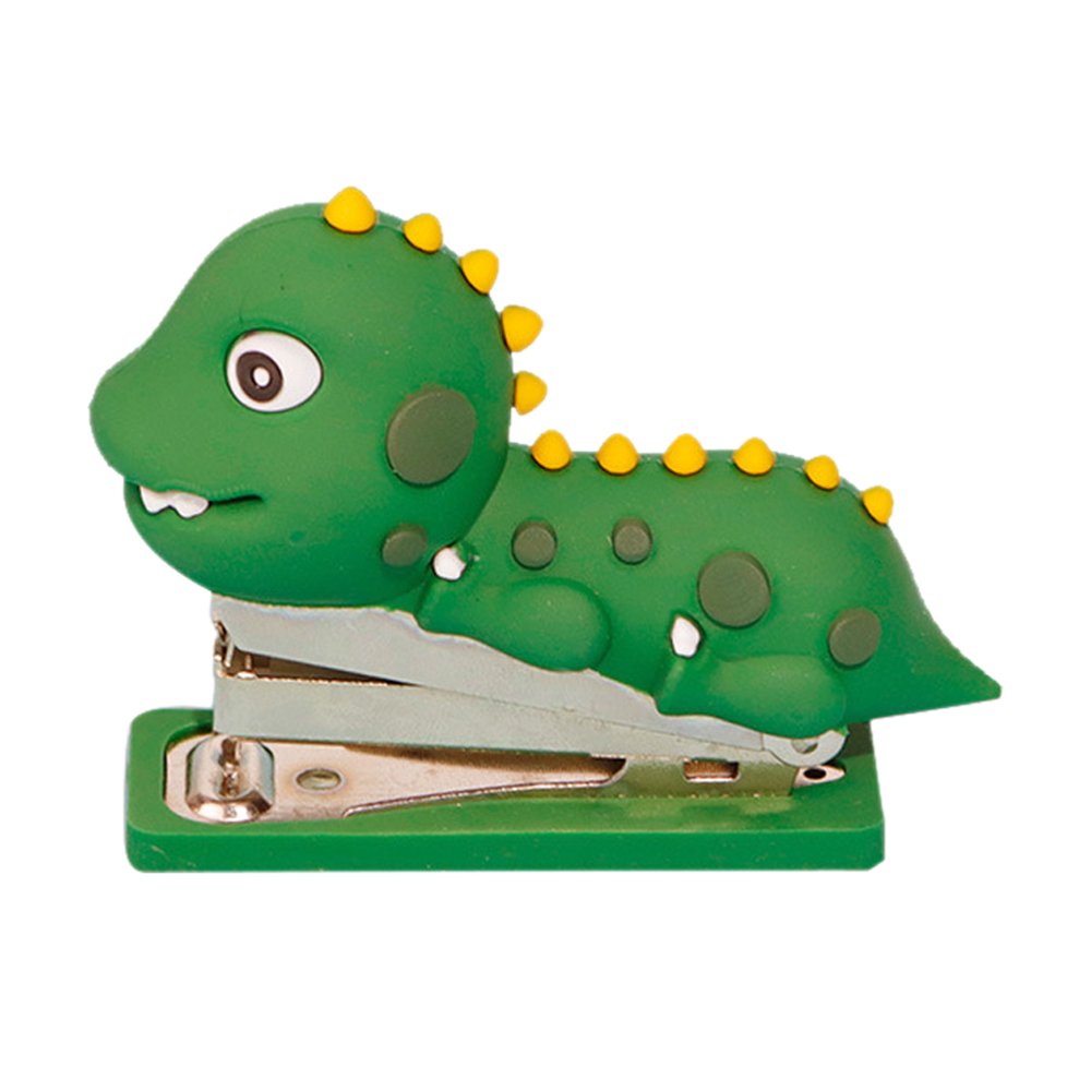 SNNROO Reusable Paper Stapler Dinosaur Stapler Office Paper Stapler Silicone Stapler Dinosaur Stapler