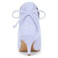 thumbnail image 3 of Unique Bargains Women's Pointy Toe Kitten Heel Ankle Booties, 3 of 6