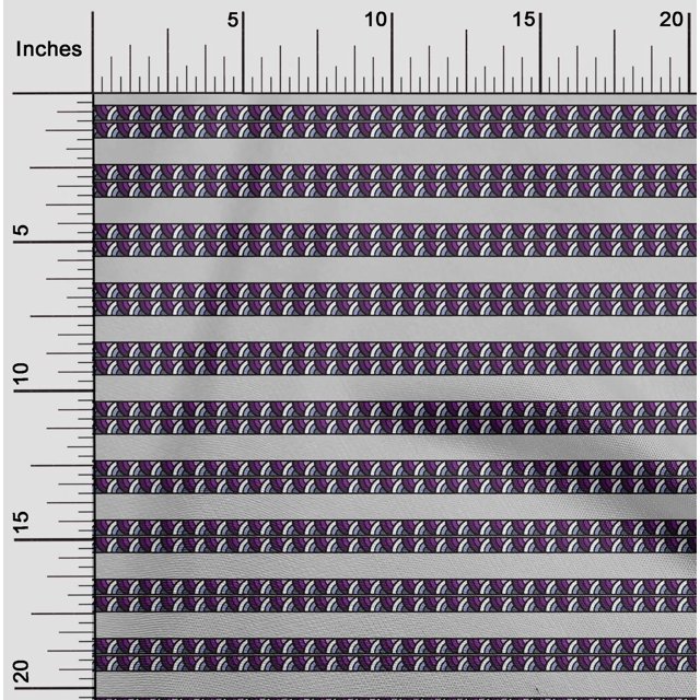 oneOone Cotton Poplin Purple Fabric Geometric Block Fabric For Sewing Print Craft Fabric By The Yard 56 Inche Wide