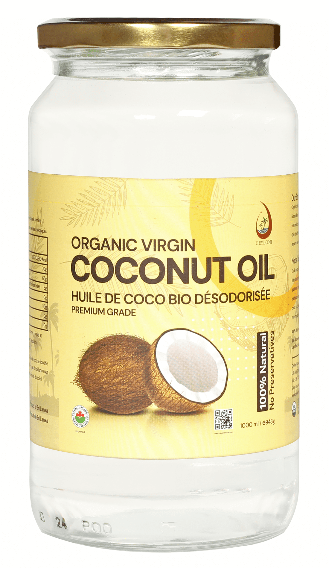 Ceyloni Organic Virgin Coconut Oil - 200ml - Walmart.ca