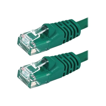 Monoprice - Câble de Raccordement - RJ-45 (m) vers RJ-45 (m) - 3 Pi - UTP - CAT 5e - Sans Accroc, Torsadé - Vert
