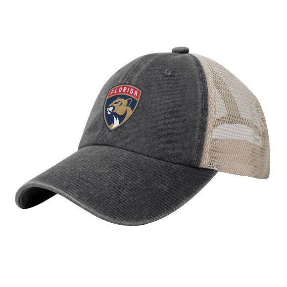 Florida Panthers Cowboy Mesh Baseball Cap Black One Size