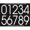 thumbnail image 1 of Ens. chiffres modernes PRO-DF auto-adhésives de 4 po, 1 of 3