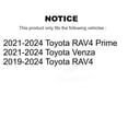 thumbnail image 2 of TMC Rear Suspension Shock Absorbers Pair for Car Toyota RAV4 Prime Venza - Left Right Side (Driver Passenger) K78-101073, 2 of 2