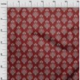 thumbnail image 3 of oneOone Polyester Spandex Red Fabric Mandala Craft Projects Decor Fabric Printed By The Yard 56 Inch Wide, 3 of 5
