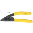 thumbnail image 1 of Fiber Optic Drop Cable Coating Scissor, Ptical Fiber Coating Scissors 3-Port Optical Fiber Stripper Splicing Tool Wire Stripper  For Household For Industrial, 1 of 8
