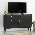 thumbnail image 3 of angelo:HOME 52" Mid-Century TV Console - Black, 3 of 5