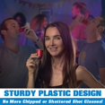 thumbnail image 4 of 2oz Plastic Shot Cups - Pack of 200  Disposable Mini 2oz Party Cups  Red, 4 of 7