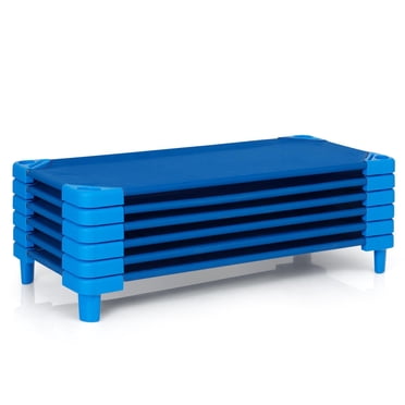 Giantex Lit Empilable pour Enfants, Ensemble de 6 Lits de Repos Portatifs pour Tout-Petits pour Garderie, Lit de Repos et de Sommeil