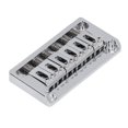 thumbnail image 1 of Guitar Bridge, Replacement Heavy Duty Headstock 6 String Electric Guitar Bridge Kit  for TL Chrome, 1 of 7