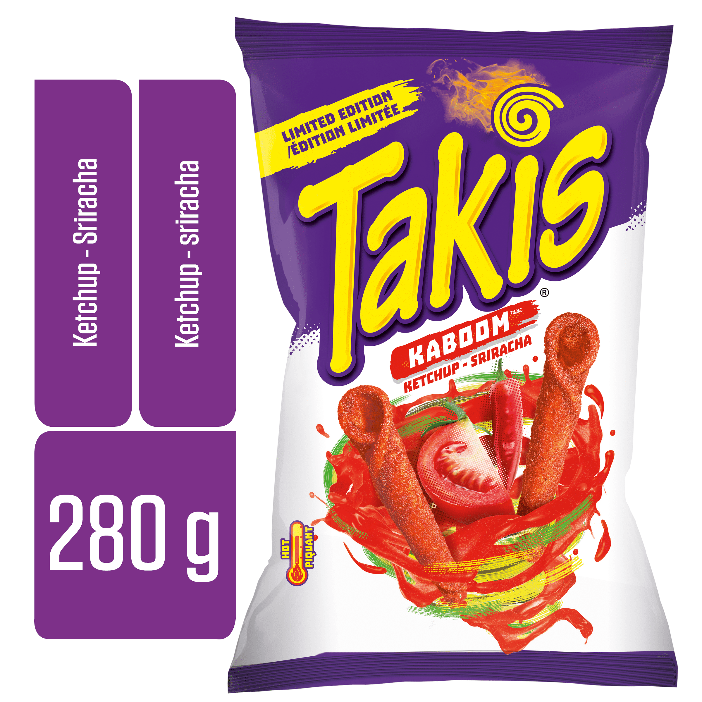 Takis®  Kaboom Ketchup-Sriracha Rolled Tortilla Chips