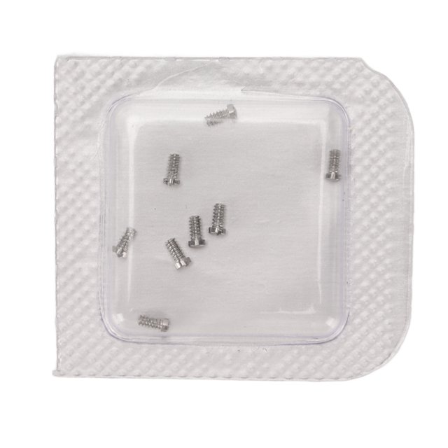 8 Pcs Vis de Réparation pour Montre Micro Acier Inoxydable Vis de Couverture pour Ballon Bleu Femelle 1 X 1.3 X 2.4mm