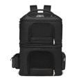 thumbnail image 2 of Double Compartment Pet Carrier Backpack Cat Backpack Carrier for 2 Cats Detachable Design Traveling Hiking Camping 41x31x65cm for 2 Small Cats Dogs and Rabbits, 2 of 6