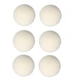 thumbnail image 1 of Wool Drying Balls, 6 Pcs High Density Adsorb Impurities Reduce Static Electricity Laundry Wool Balls Household Portable Reusable Skin Friendly Wool Drying Balls, 1 of 8