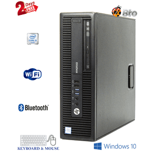 HP 800 G1 Bureau SFF Ordinateur PC Intel Core i7-4th Processeur 16GB Ram 120GB SSD 2TB HDD Bto KB & Mouse Wifi Adaptateur Bluetooth Windows 10 Pro Renouvelé