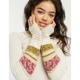 thumbnail image 1 of Free People OB1203408 In The Mix Jacquard Cuff Top Linen Combo ( M ), 1 of 2