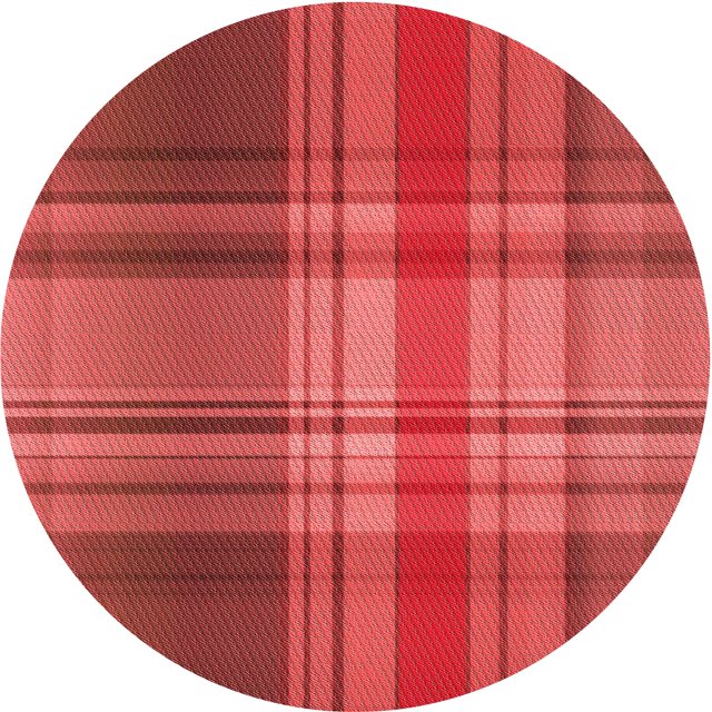 Ahgly Company Tapis Rond Lavable en Machine Intérieur Transitionnel Orange, 3 Pieds Rond