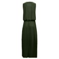 thumbnail image 4 of MesaSe Femmes Casual Robe Robe d'Été pour les Femmes Cou Sans Manches Maxi Robes de Fourche de Couleur Unie Ouverture Robe Femmes Vêtements L AG, 4 of 6